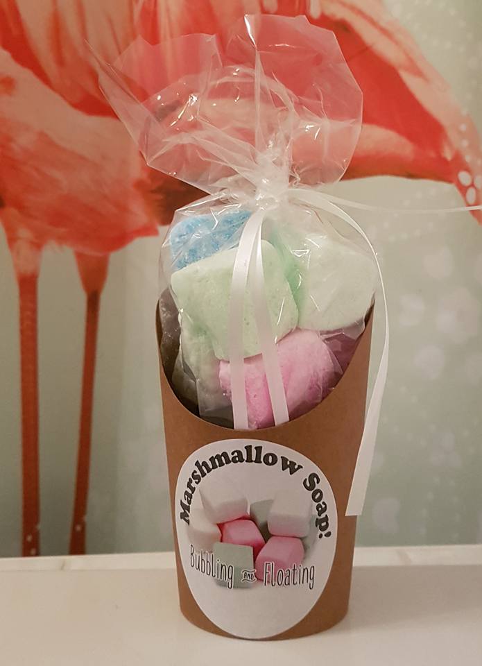 'wat maakt je mooi' verzorgingsproducten, marshmallow soap