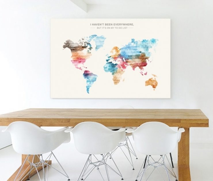 Breng de wereld bij je thuis aan de muur met wereldkaarten JuulsBlogt